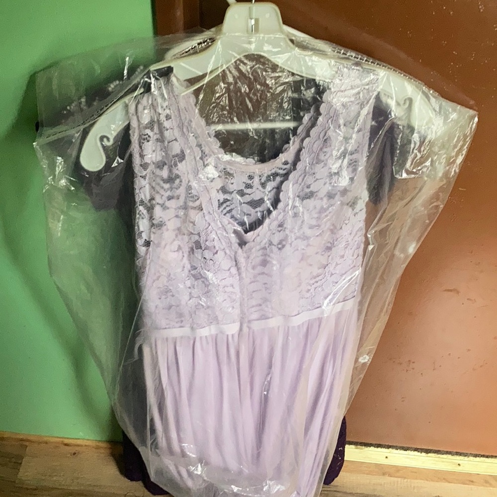 Bridesmaid dress, lavender color, size 4